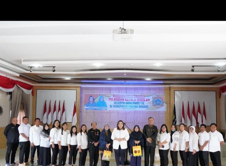 DINAS PENDIDIKAN PAKPAK BHARAT SELENGGARAKAN BIMTEK TINGKAT  KEPALA SEKOLAH DAN GURU PAUD/TK