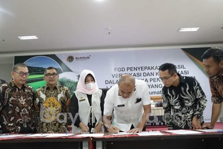 Pemkab Sergai Berkomitmen Kendalikan Alih Fungsi Lahan Pertanian