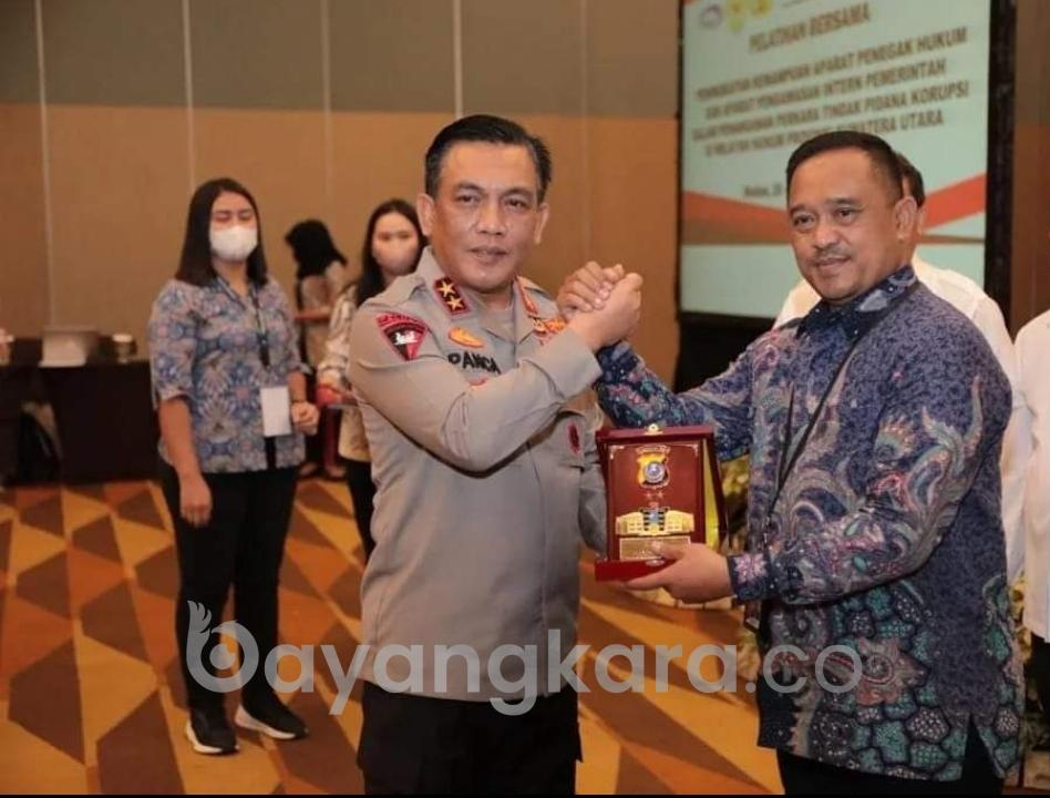 Hadiri Pelatihan APH dan APIP, Kapolda Sumut Komitmen Berantas Segala Tindak Pidana Korupsi