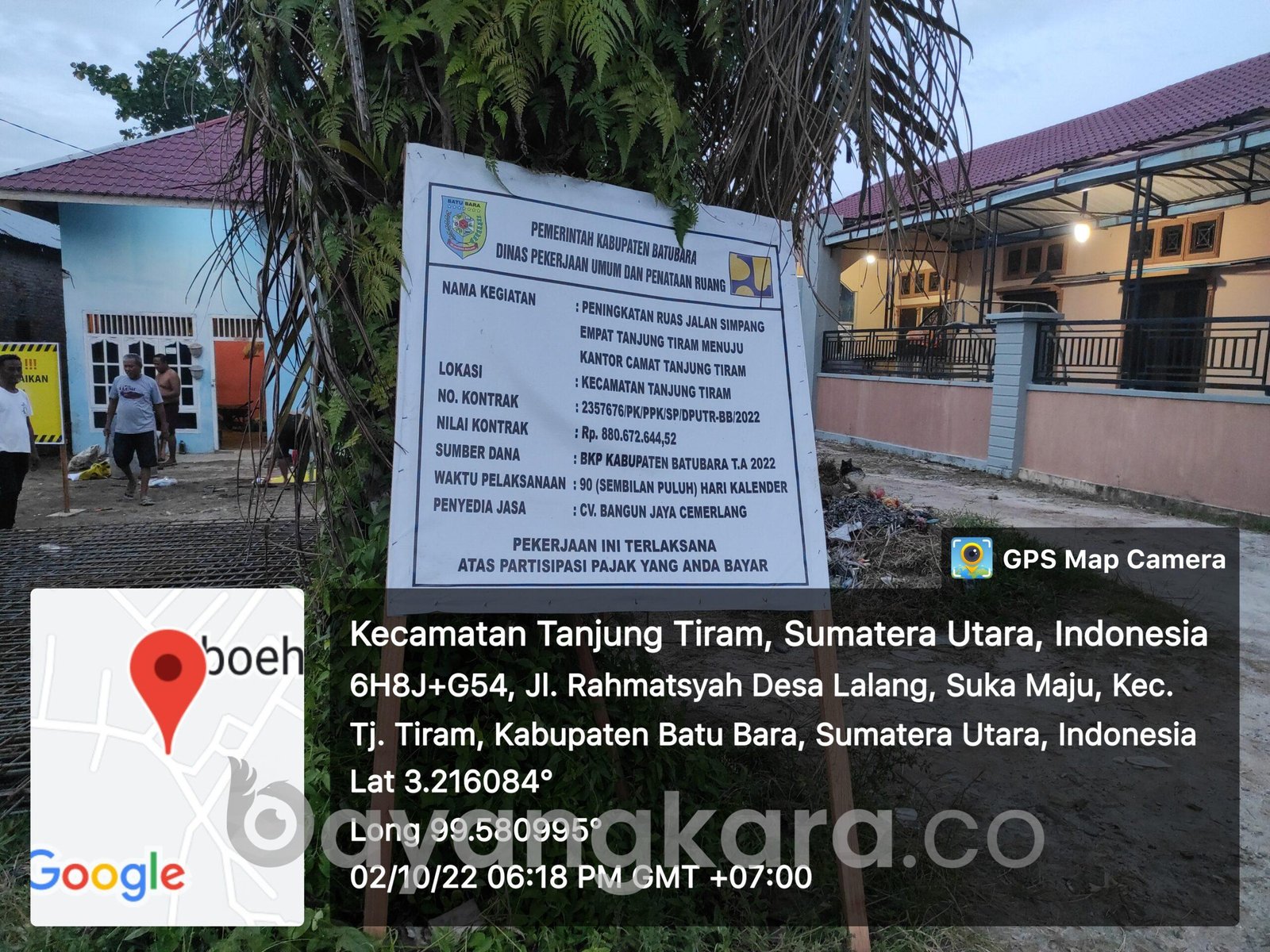 Lapor Pak Presiden, Pembiaran Oleh Oknum Pejabat Dinas PUTR, Pekerjaan Jalan Rahmadsyah Tidak Sesuai Spesifikasi