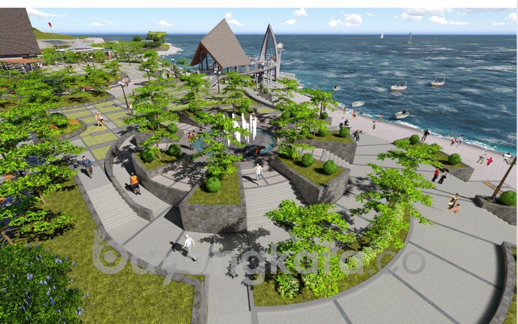 PEMKAB SUKABUMI RANCANG PEMBANGUNAN ALUN ALUN DI PLABUHANRATU