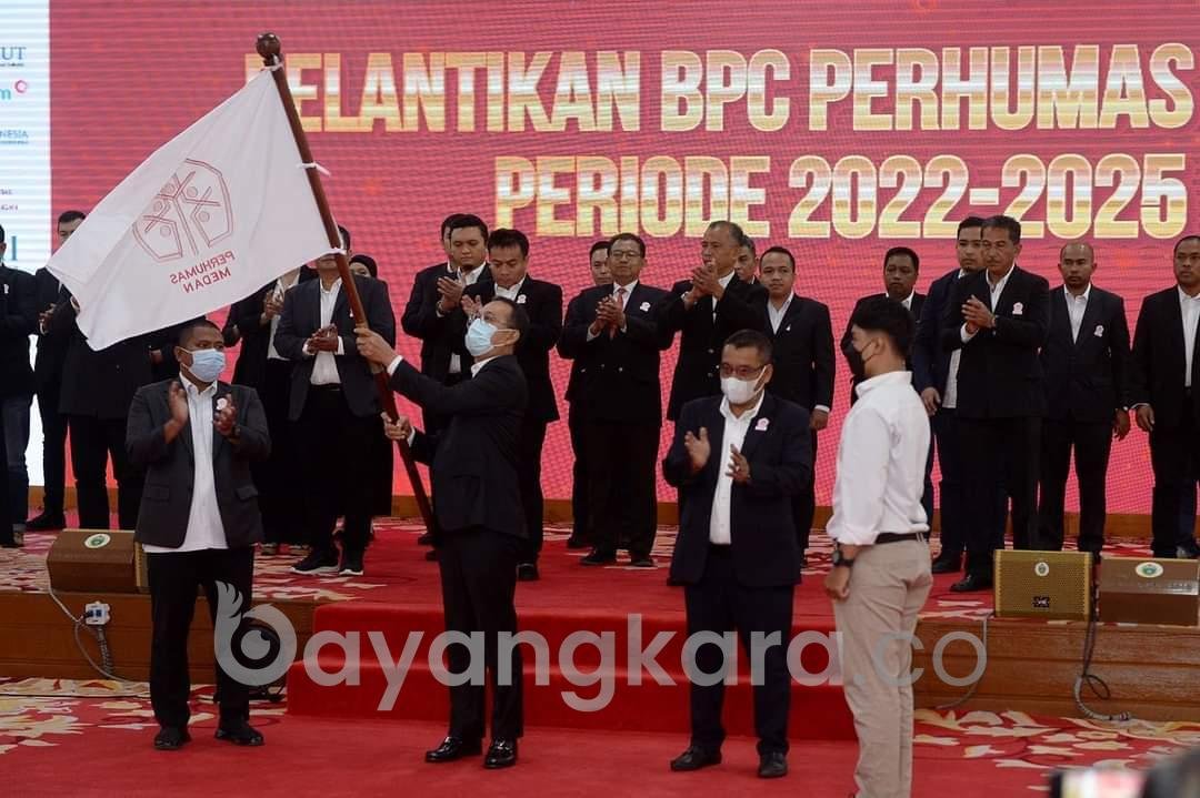 Gubsu Menghadiri Pelantikan Badan Pengurus Cabang (BPC) PERHUMAS Medan periode 2022-2025