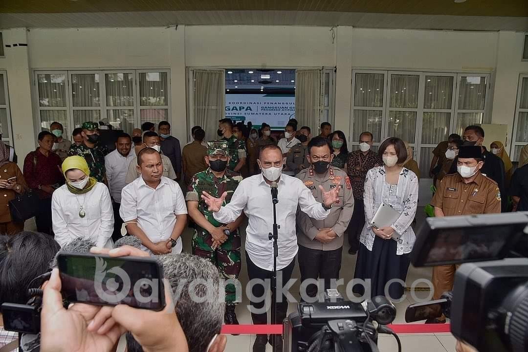 Gubsu yakinkan Masyarakat Untuk Persiapan RS Di kota Medan Dalam Menangani Kasus GGA