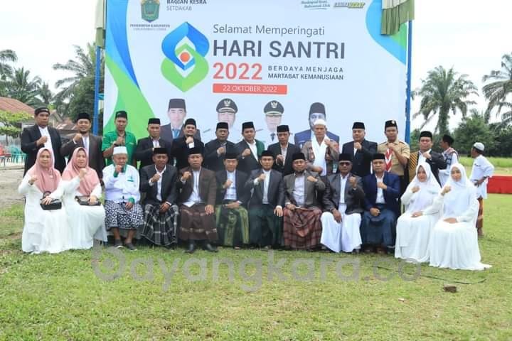Wakil Bupati Labura Irup Pada Upacara Peringatan Hari Santri Nasional.
