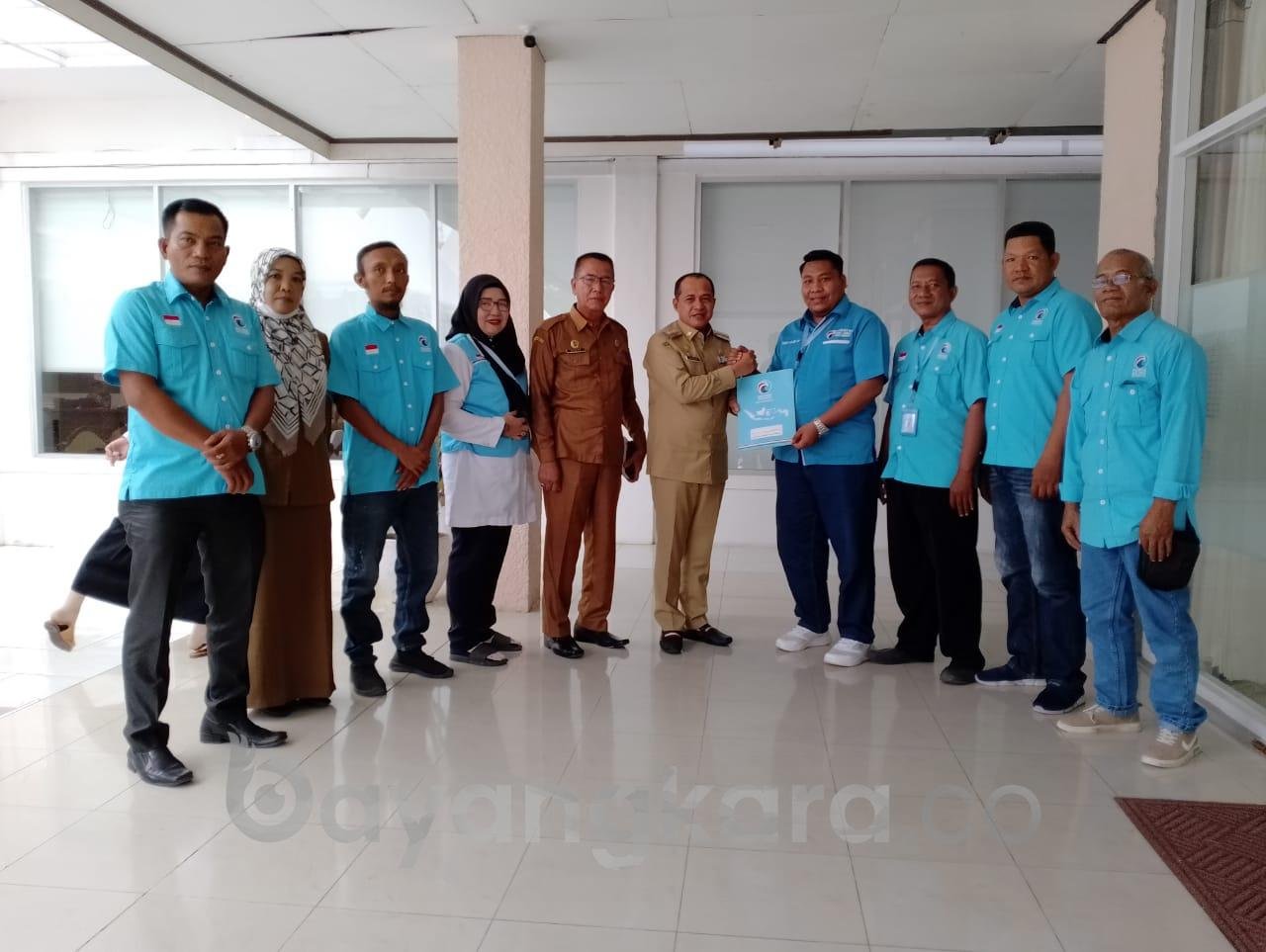 Audensi Ketua DPD Partai Gelora Kabupaten Batu Bara  Disambut Hangat Oleh Bapak Bupati Ir.H Zahir M AP.