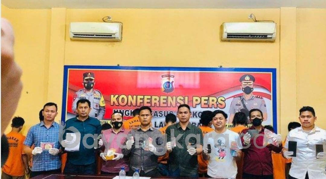 Polres Labuhanbatu Amankan 11 Tersangka Kasus Narkotika