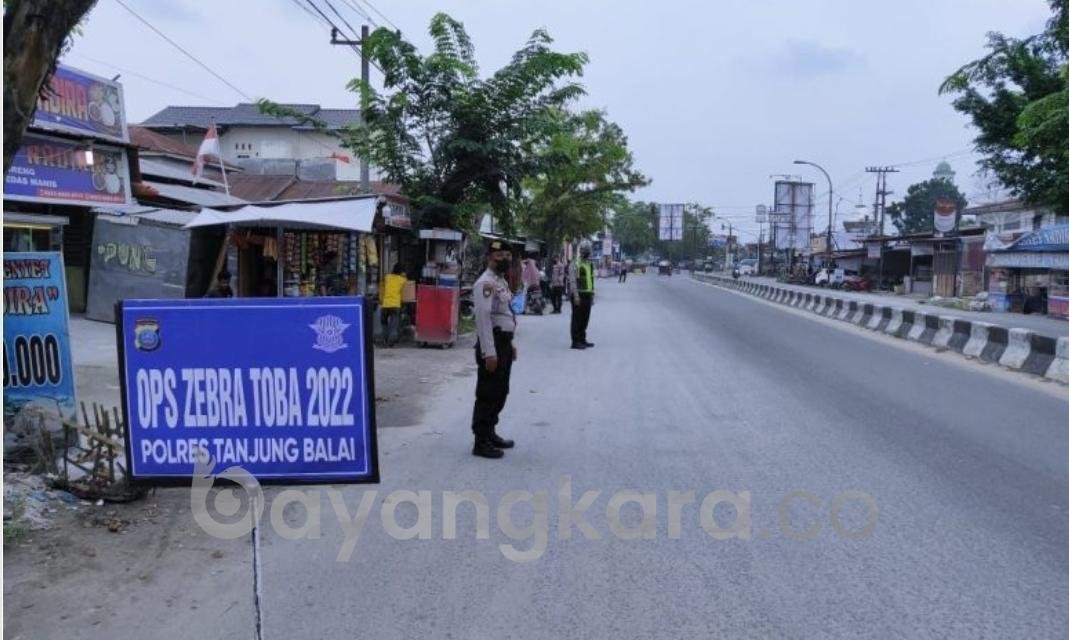 Laksanakan Operasi Zebra Toba 2022 Satlantas Polres Tanjungbalai Tilang Teguran Sebanyak 15 Unit Roda2 dan 10 Unit Roda 3