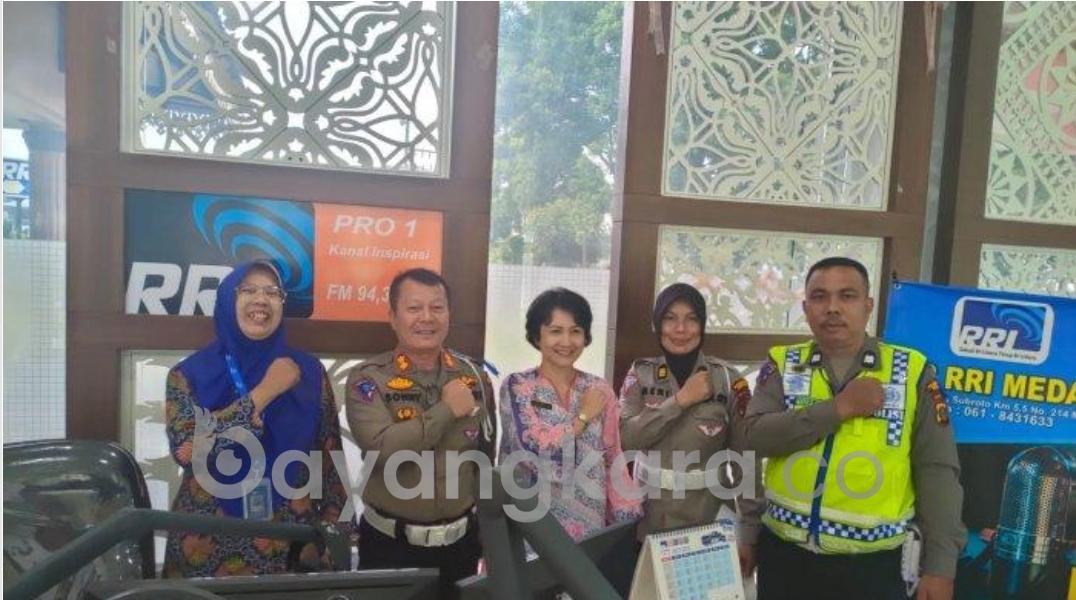 Talk Show di RRI, Kasatlantas Polrestabes Medan Terangkan Ops Zebra Toba 2022