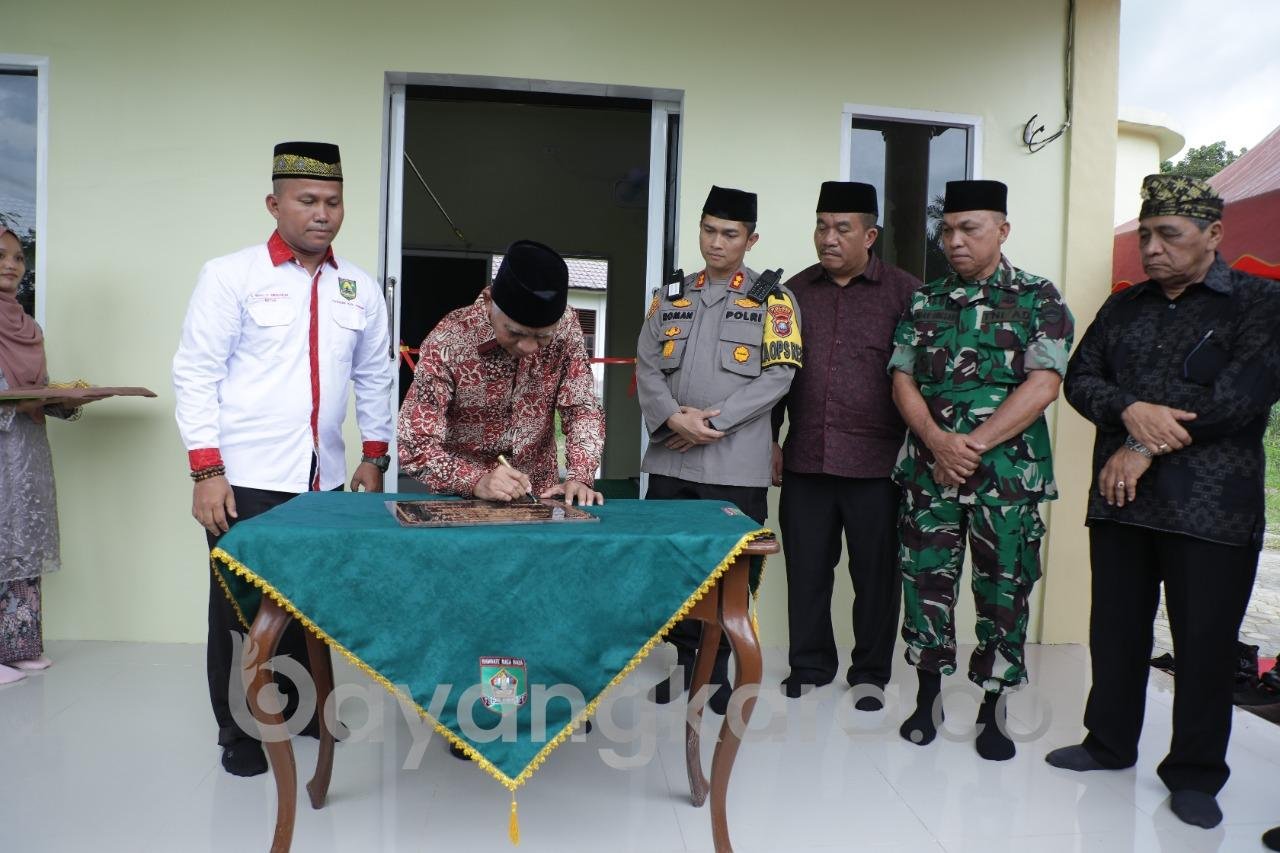 Peringati Maulid Nabi, Bupati Resmikan Musholla Al Ikhwan Tabagsel