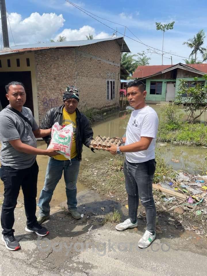 Polres Sergai Terus Bantu Warga Korban Banjir Sei Rampah