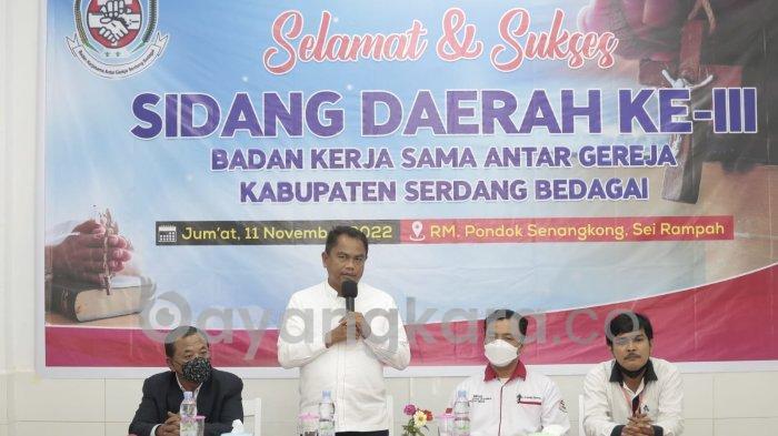 Hadiri Pelantikan BKAG Sergai, Bupati Darma Wijaya Harap Bantu Kami Wujudkan Masyarakat Religius