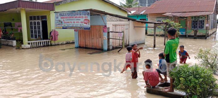 Banjir Kembali Rendam Ratusan Rumah di Serdang Bedagai