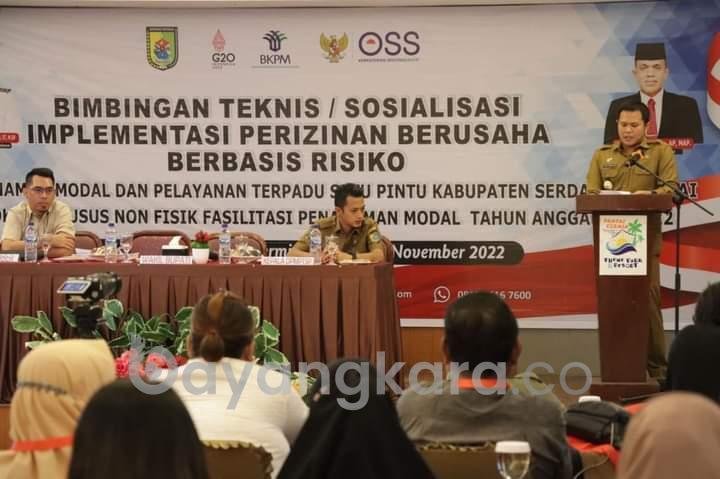 Tingkatkan Kualitas Pelayanan Perizinan, Pemkab Sergai Gelar Bimtek