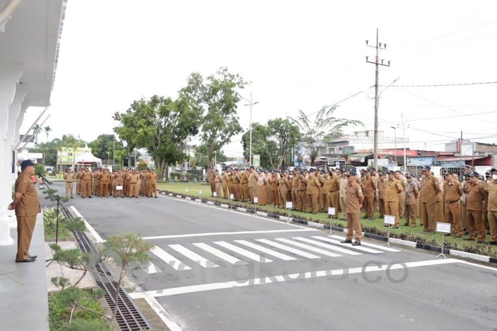 Pemkab Sergai Apel Gabungan Perdana Pascapandemi