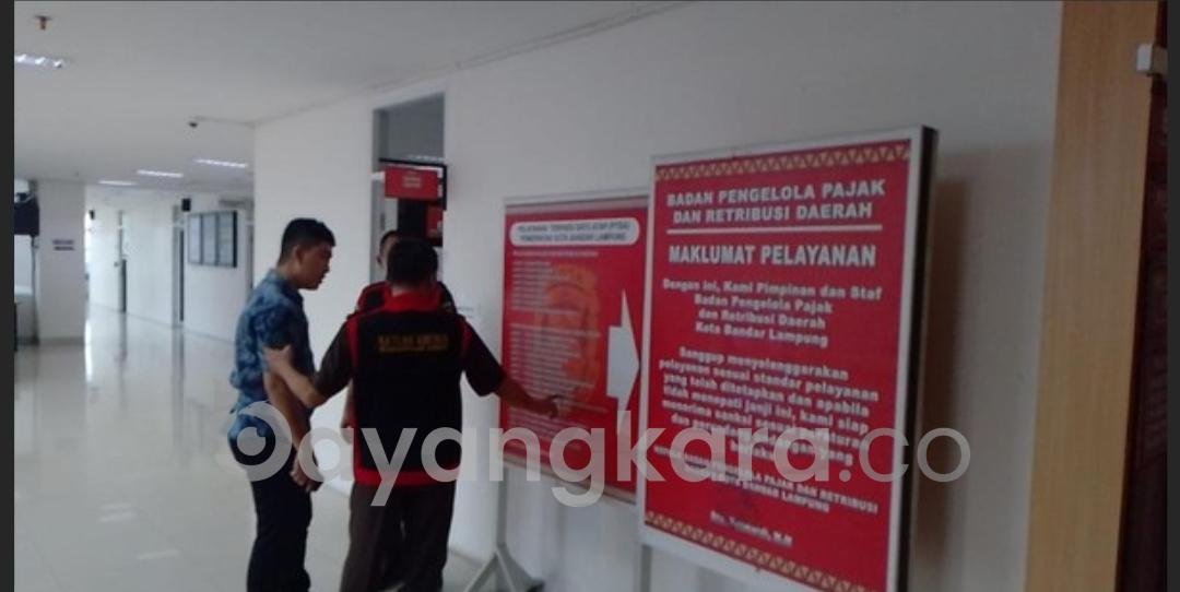 Kejati Lampung  Geledah Kantor BPPRD Bandar Lampung