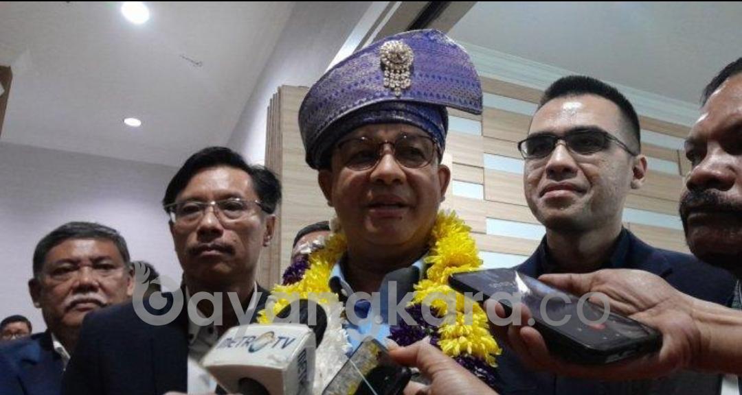 Anies Baswedan Tiba Di Kualanamo,Bakal Calon Presiden  Usulan Nasdem Mengatakan Medan Punyak Sejarah Panjang Dalam Nkri