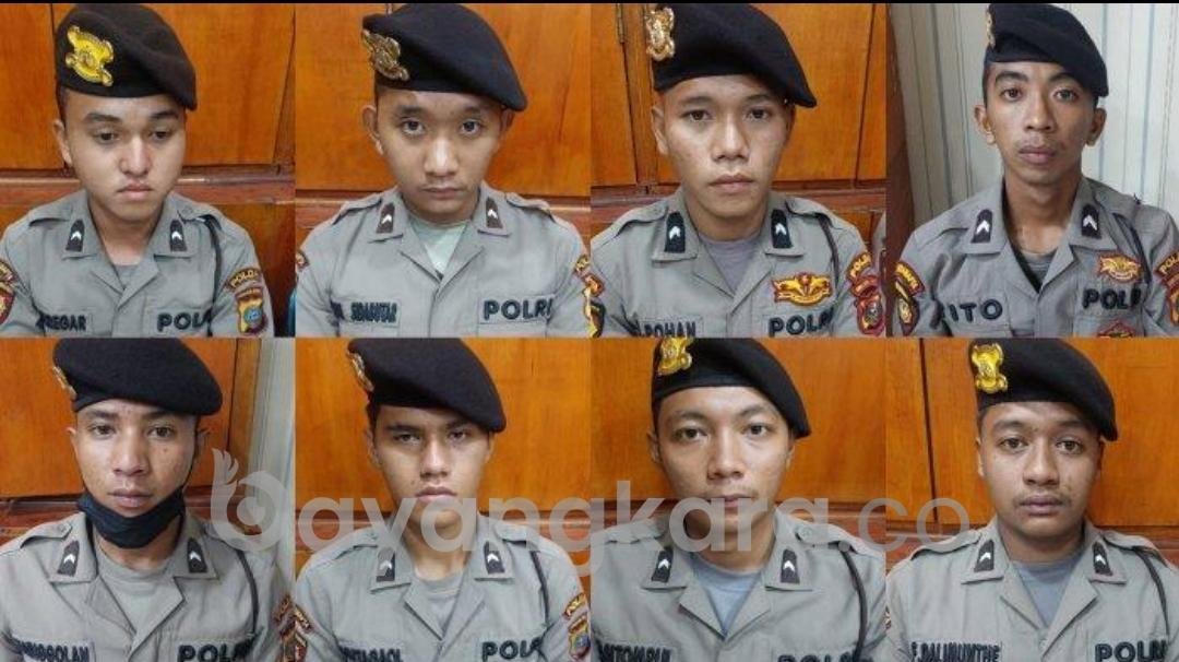 INI 8 POLISI Berpangkat Bripda yang Diduga Menyerang Satpam Rumah Sakit  Rs Bandung Di Medan