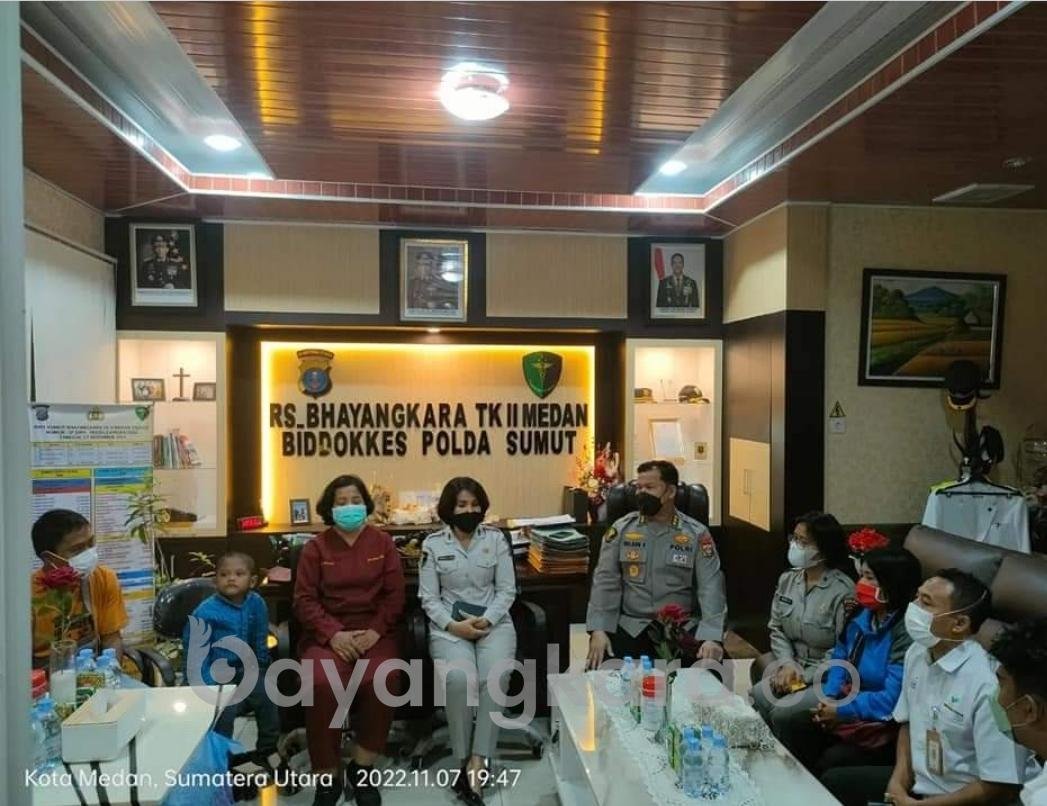 44 hari Al Faqih di Rawat RS Bhayangakara Medan, Kembali ke Ayahnya dengan Gembira