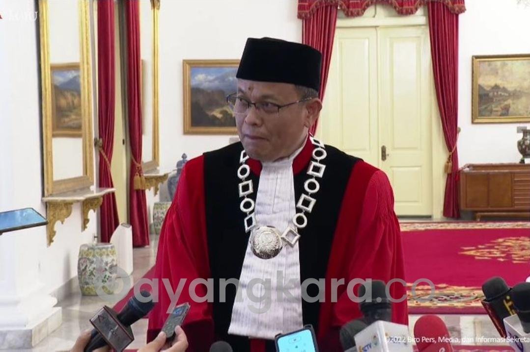 Guntur Hamzah Dilantik Jadi Hakim MK  Gantikan Aswanto