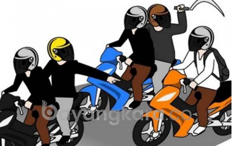 SADIS KELAKUAN GENG MOTOR DI SUKABUMI