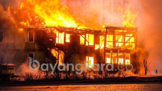 Terjadi Kebakaran  Bangka Mampang Prapatan , 26 Mobil Damkar Dikerahkan