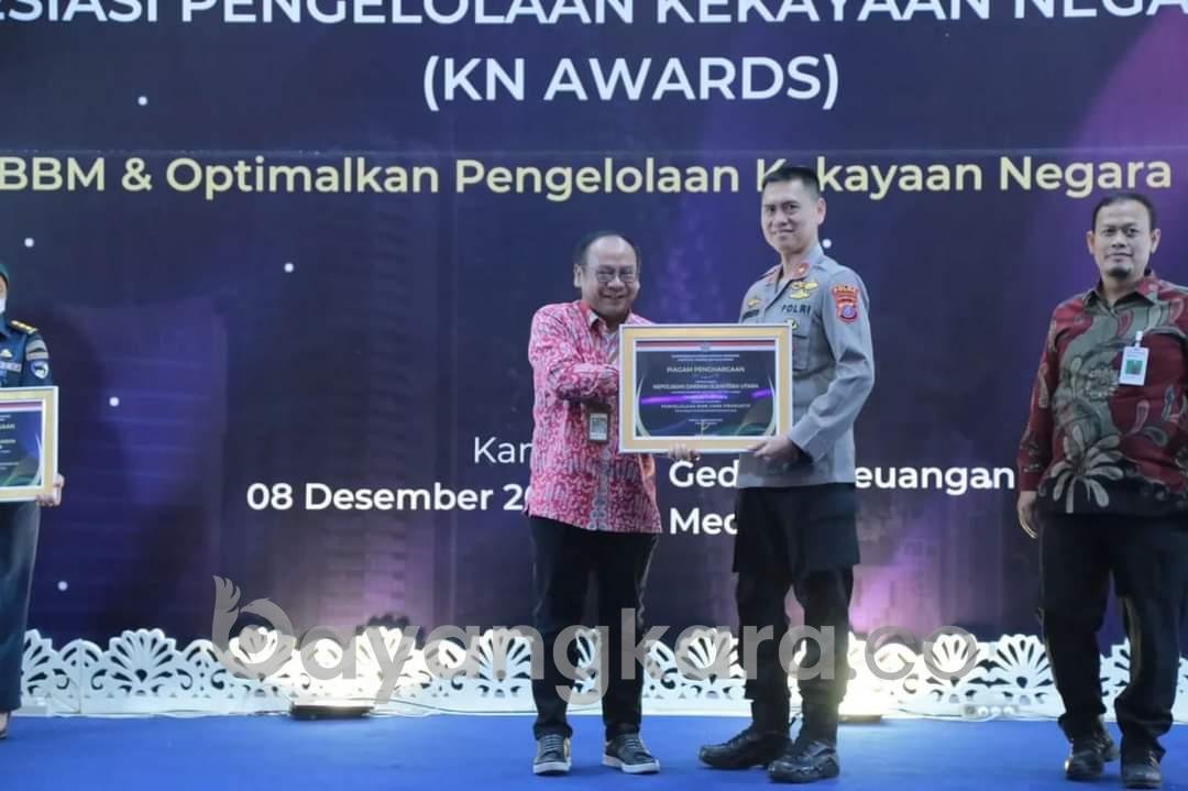 Polda Sumut Raih KN Awards, Predikat Terbaik Pengelolaan Kekayaan Negara Tahun 2022.