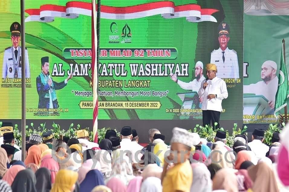 Edy Rahmayadi optimis umat muslim bisa membangun Sumut dan juga Indonesia.