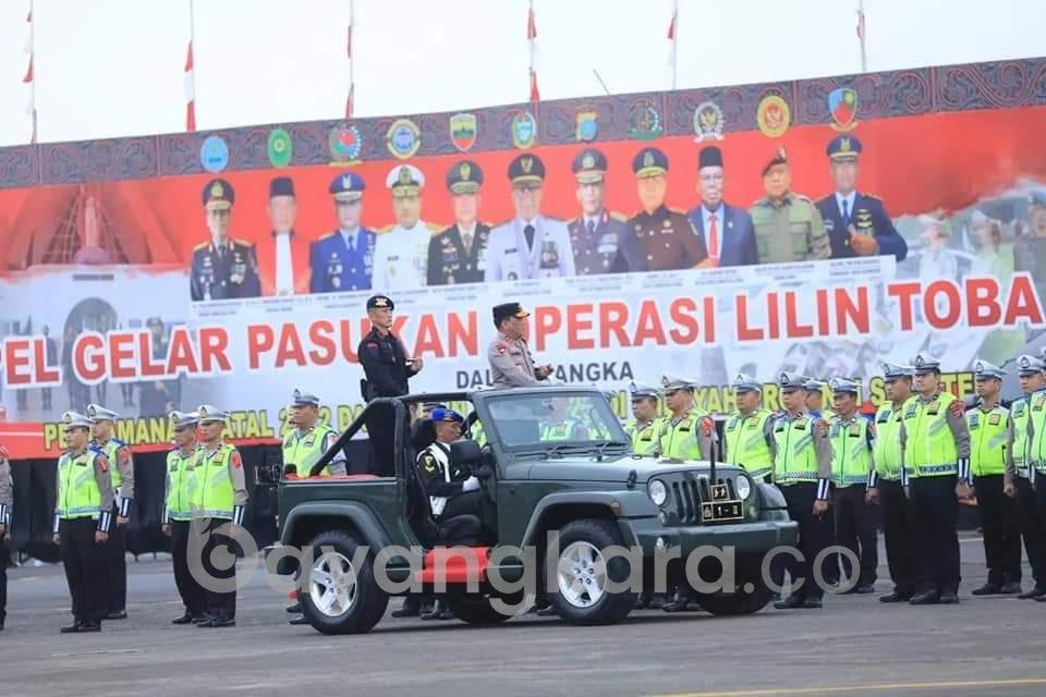 Gelar Pasukan Ops Lilin Toba 2022, Kapolda Sumut Jamin Keamanan.