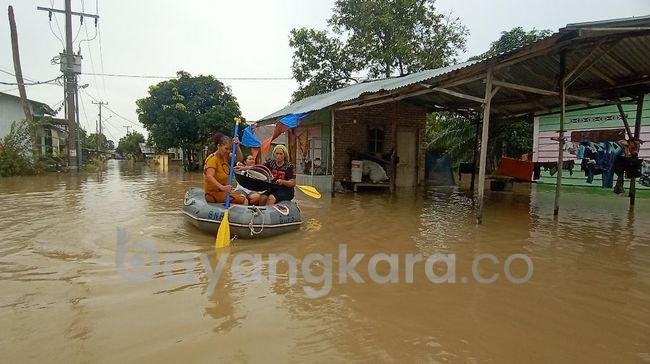 Diguyur Hujan, 7 Kecamatan di Sergai Terendam Banjir