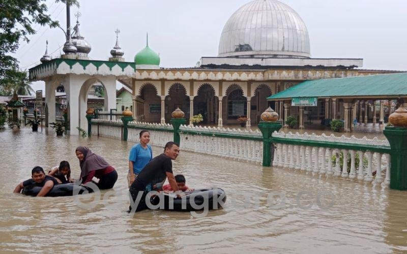 Banjir Kepung Ibu Kota Serdang Bedagai, BPBD: 36.027 Jiwa Terdampak