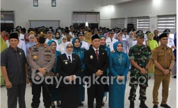 Bupati Labuhanbatu Lantik 39 Orang Kades Terpilih hasil Pemilihan Kades Serentak.