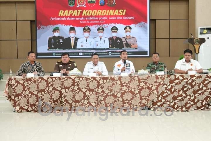 Wakil Bupati Labura Membuka Secara Resmi Rakor Forkopimda