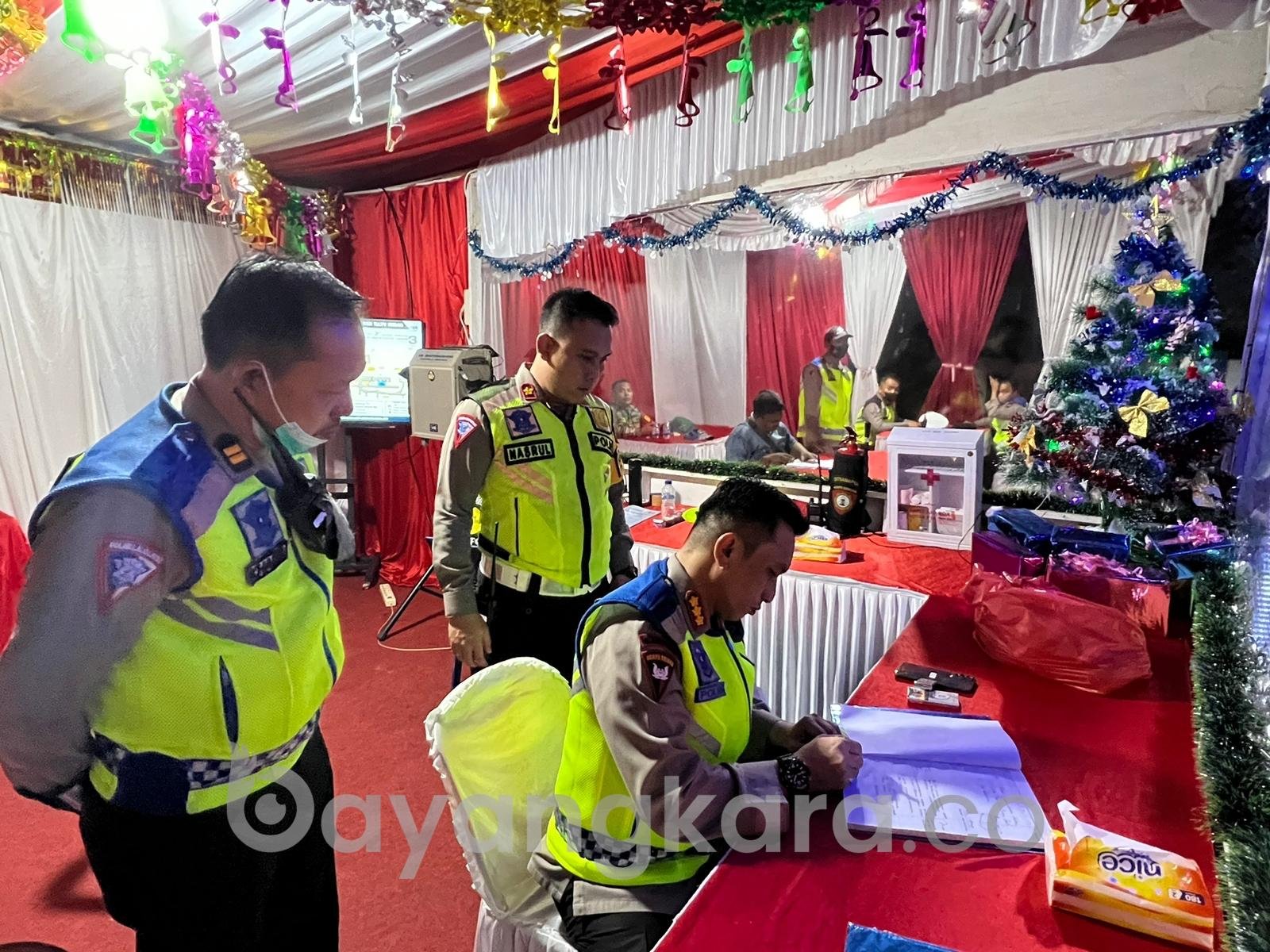 Hari pertama Ops Lilin Toba 2022 Kapolresta Deli Serdang ceq kesiapan Pos Pam, Pos Yan dan Pos Terpadu.