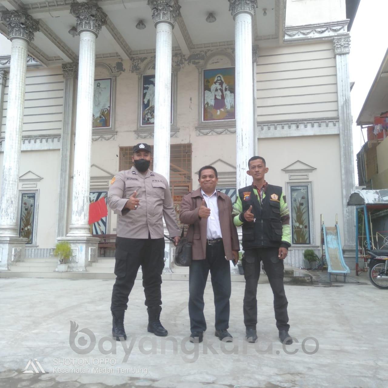 Pokdar Kamtibmas Partisipasi Giat Pos Pam Nataru 2022 Gereja GBI Betlehem