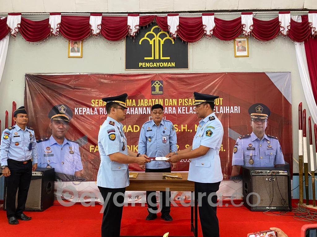 Fani Andika Resmi Menjadi Kepala Rutan Pelaihari