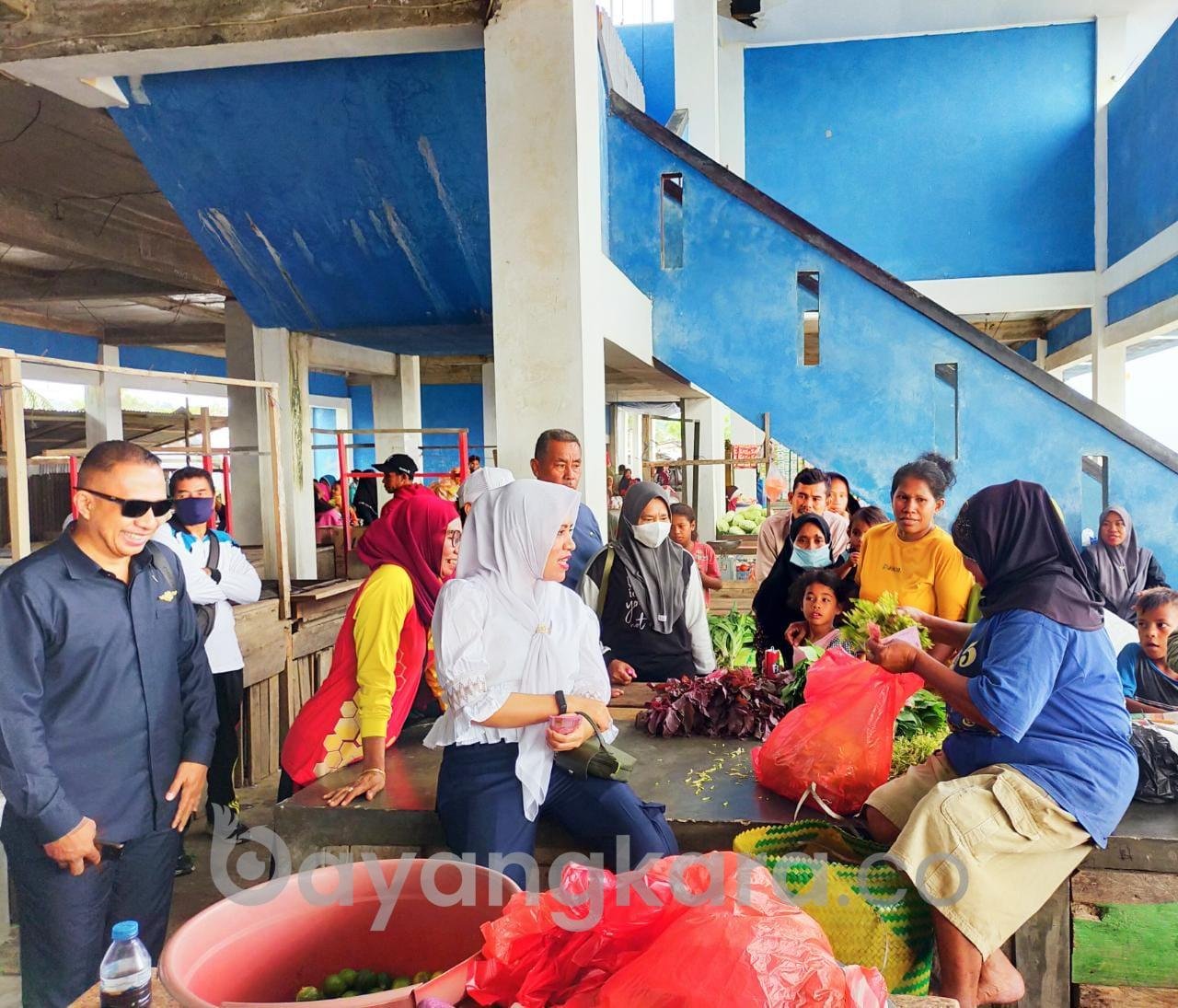 Bupati Sula Perintah Kadis Disperindagkop Perbaiki Fasilitas Pembangunan Pasar