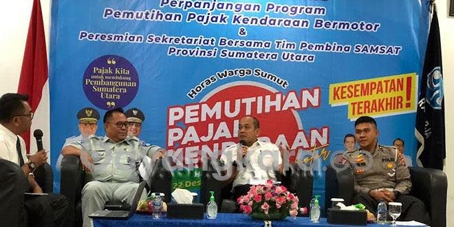 Program pemutihan Pajak Kendaraan Bermotor (PKB) di Sumatra Utara diperpanjang hingga 22 Desember 2022.