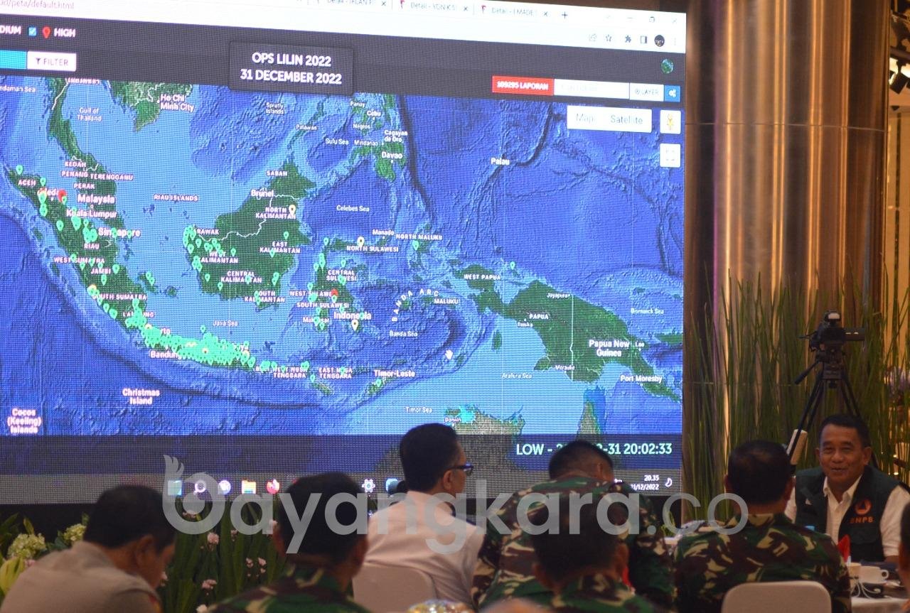 BNPB Bersama Tim Gabungan Lakukan Monitoring Situasi Kamtibmas Jelang Tahun Baru 2023
