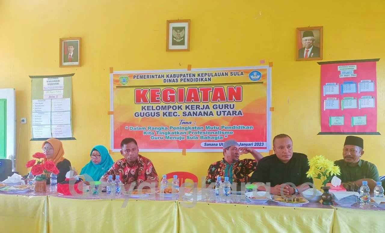 Gelar MGMP, Dinas Pendidikan Sula Harap Kualitas Guru Makin Baik