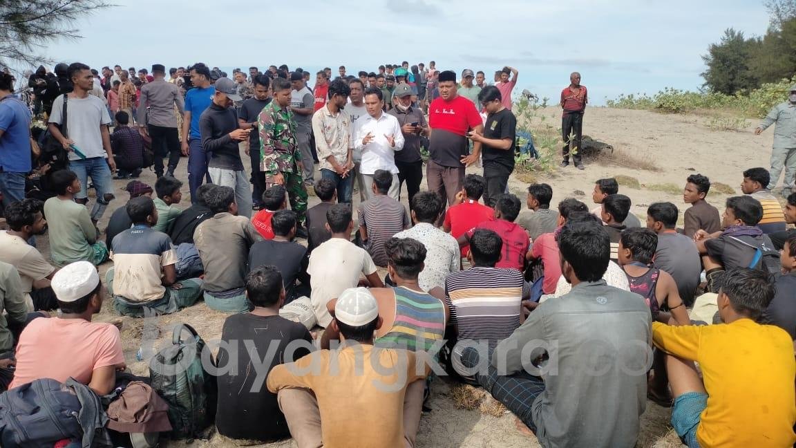 Etnis Rohingya Kembali  Terdampar di Lamnga Aceh Besar 
