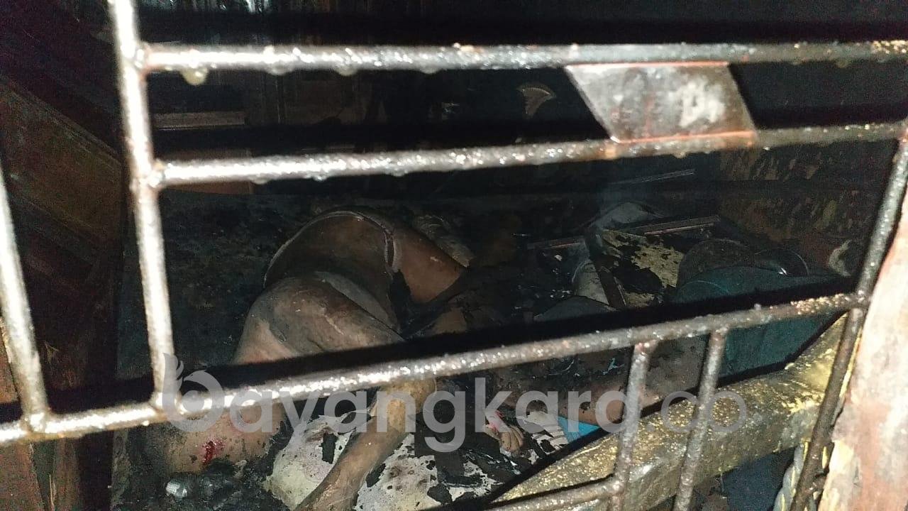 KEBAKARAN DI TITI KUINIG MEDAN  DUA ORANG LANSIA TERPANGANG DI DALAM RUMAH HINGA TEWAS