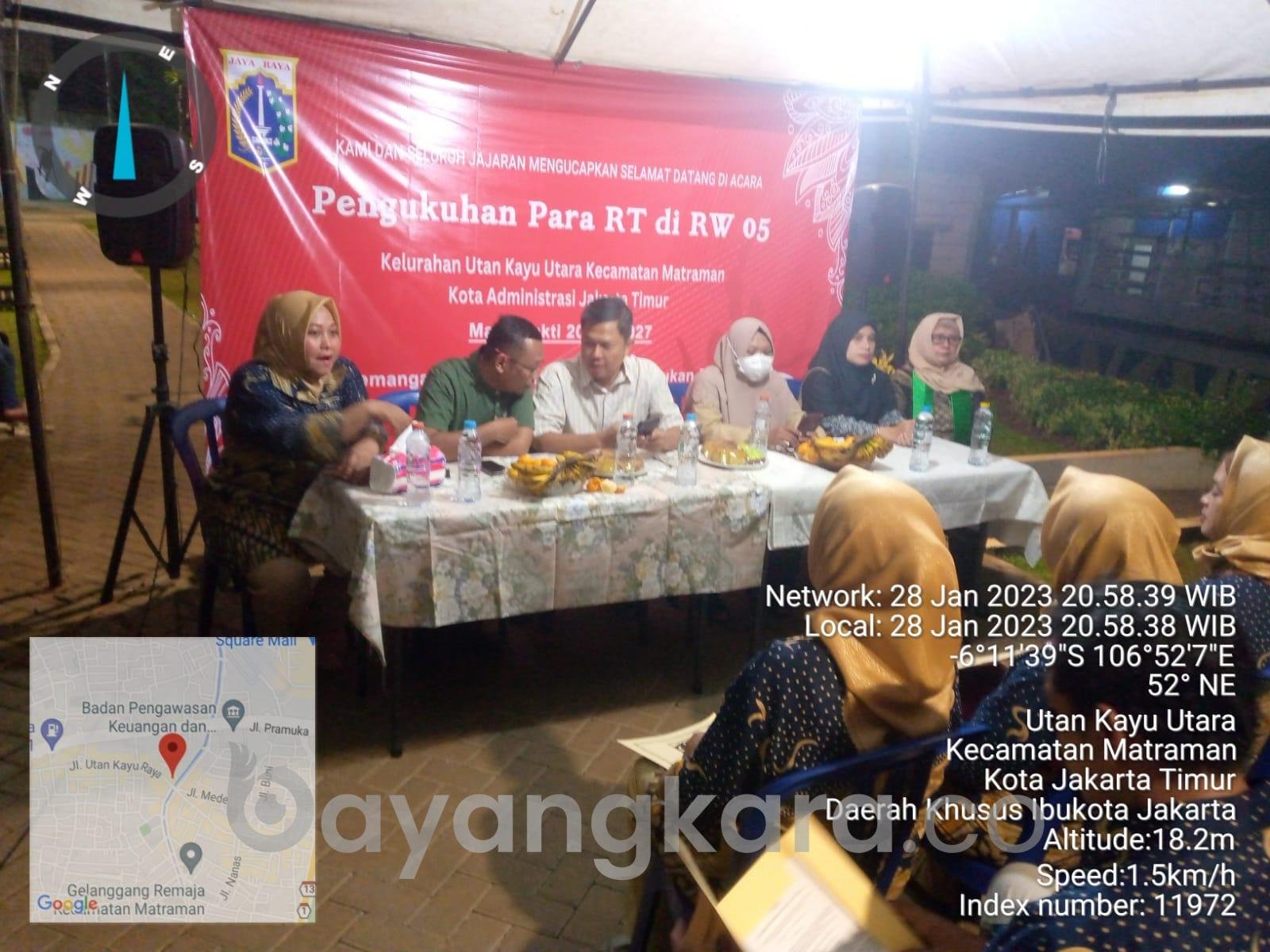 Lokasi Taman Simpang Kukuh Utan Kayu Utara Gelar Pengukuhan Para Ketua Lingkungan Rukun Tetangga Area Rukun Warga 05 Jakarta Timur