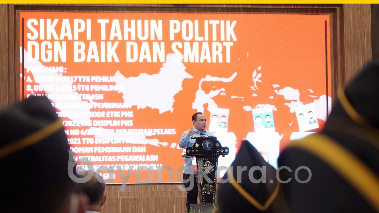 Hadapi Tahun Pemilu 2024, Pegawai Kemenkumham Ikrarkan Netralitas dalam Pemilu