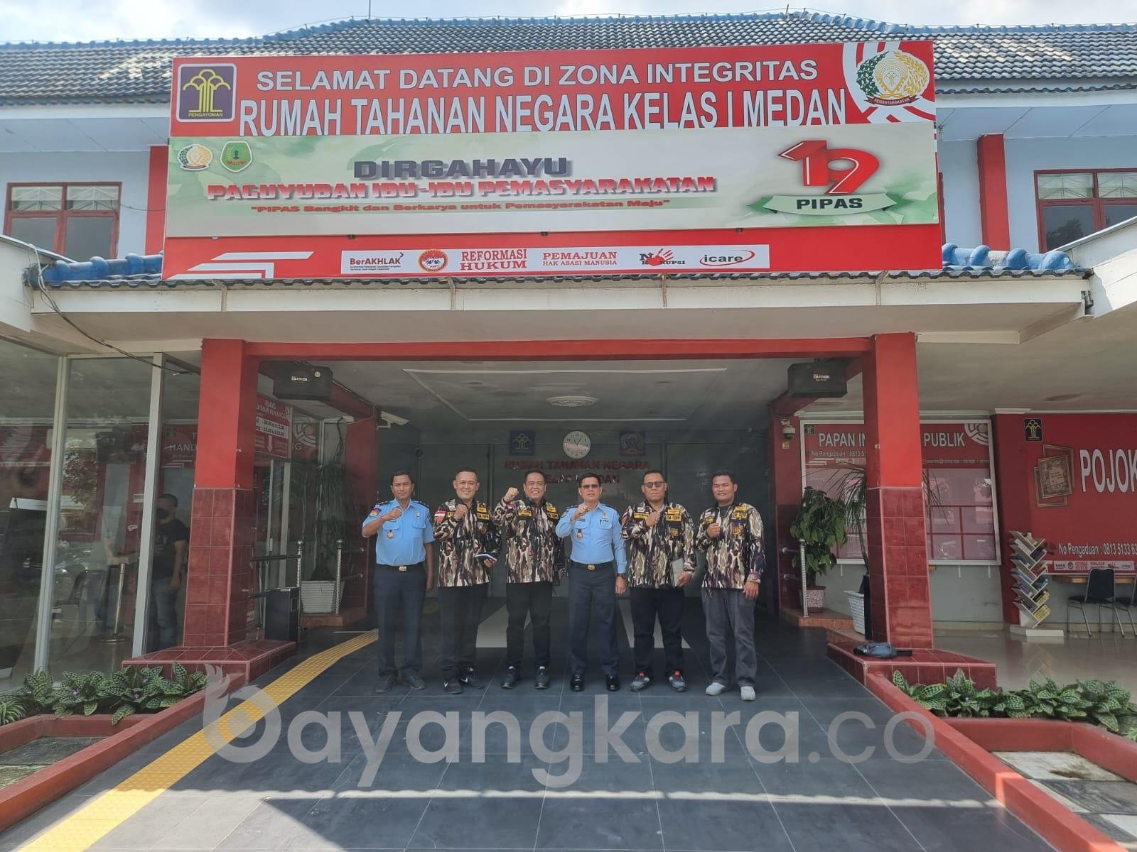 Kunjungan LBH GM FKPPI Sumut ke Karutan I Medan