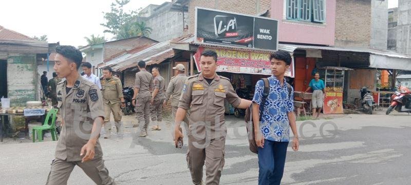 Bolos Sekolah, Pelajar di Serdang Bedagai Terjaring Satpol-PP