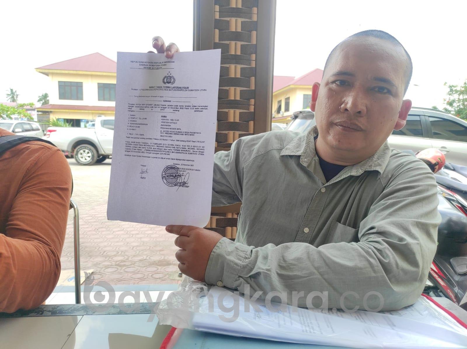 Kecewa!!Diduga , Laporan Masyarakat Lamban Ditangani Pihak Polres Batu Bara.