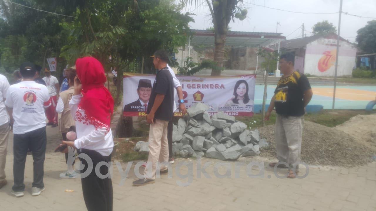 Lokasi Desa Cikasungka Tangerang Gelar Ultah Partai Gerinda ke 15