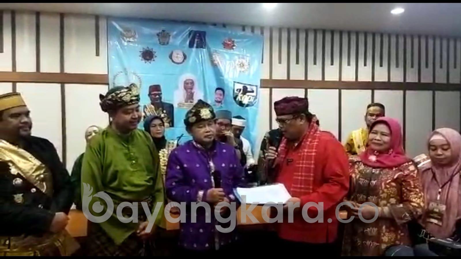 Musyawarah Agung, Eki Pitung Dapat Mandat dari Raja dan Sultan, Ini Mandatnya