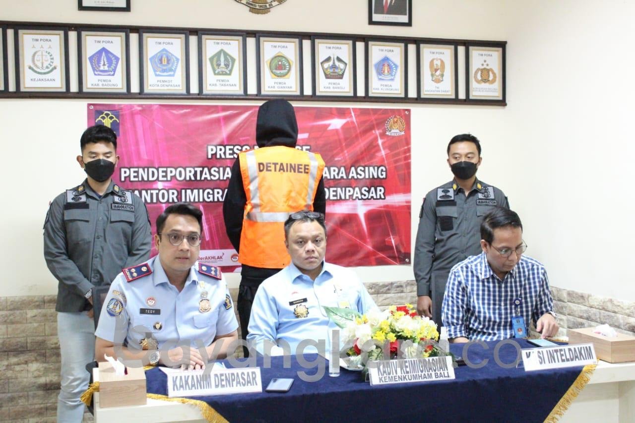 Enforcing Immigration Law, Bali Regional Office of the Ministry of Law and Human Rights Immediately Deports Foreign Citizens Who Misuse Stay Permits