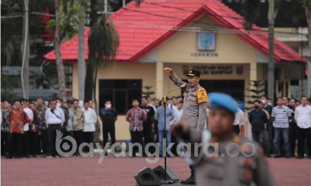 Wakapolda Sumut Pimpin Apel Siaga Persiapan Pengamanan Hari Pers Nasional